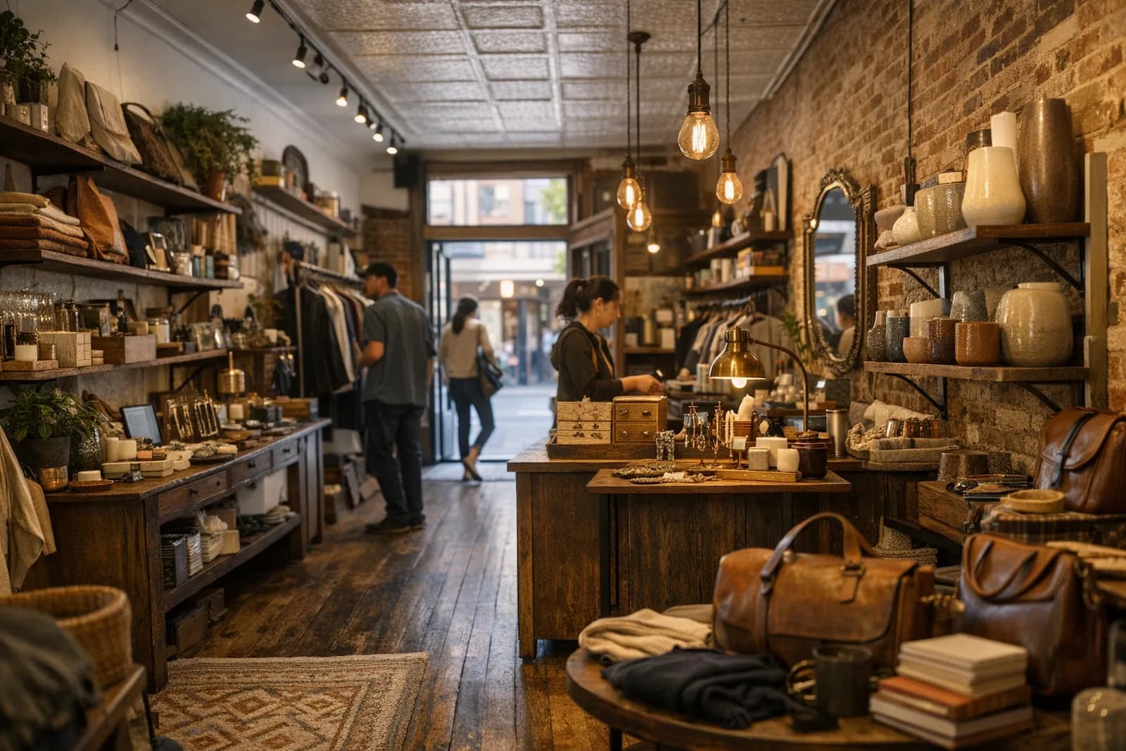 Interior of a San Francisco small business using modern network infrastructure